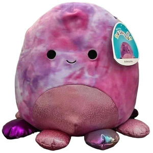 Squishmallow 12” Adelaide the Pink Octopus Tie Dye Rare WALGREENS EXCLUSIVE